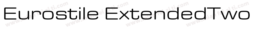 Eurostile ExtendedTwo Regular字体转换